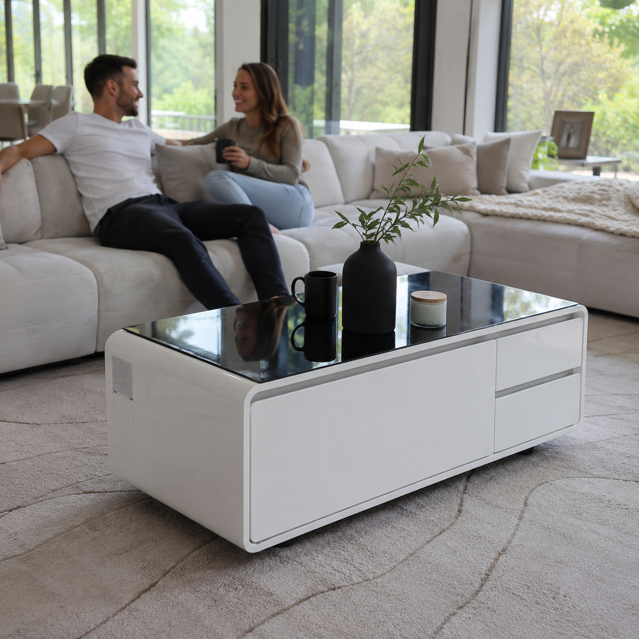 Mesa Smart Casa Real — etapas e embalagem